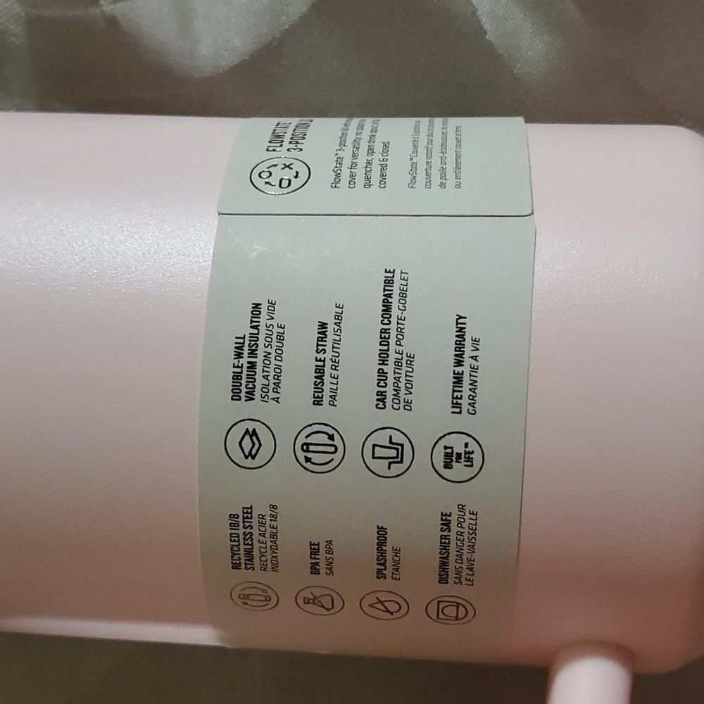 🎉HOST PICK🆕️STANLEY 40oz STAINLESS STEEL H2.0 FLOWSTATE QUENCHER TUMBLER BLOOM - Picture 7 of 10